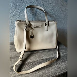 Beautiful Cream color DKNY hand bag